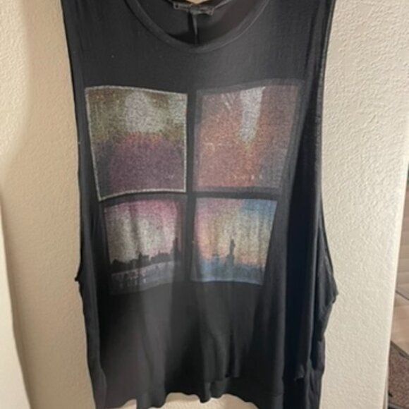Black Don't Ask Why New York City Cut Out Tank Top - Picture 1 of 5